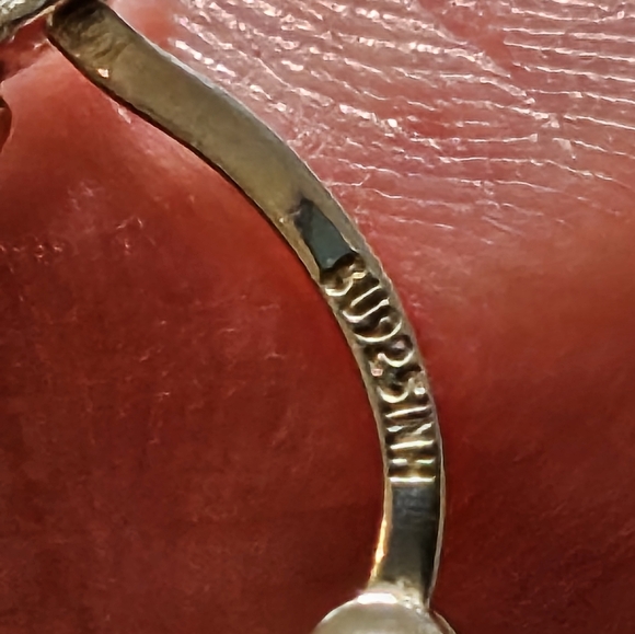 Sterling Silver Hoop Earrings - Picture 3 of 3